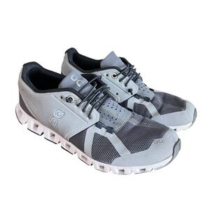 On Running Cloud Mesh Running Shoes Gray Sneakers in Slate Rock Women’s Size 8